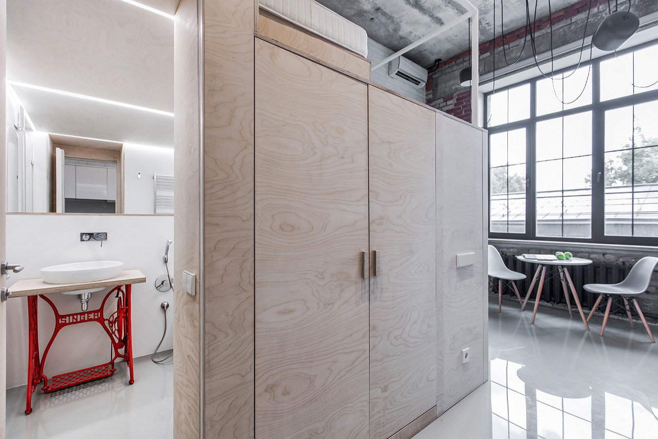 Houzz тур: Московский лофт для молодой пары в 24 «квадрата»