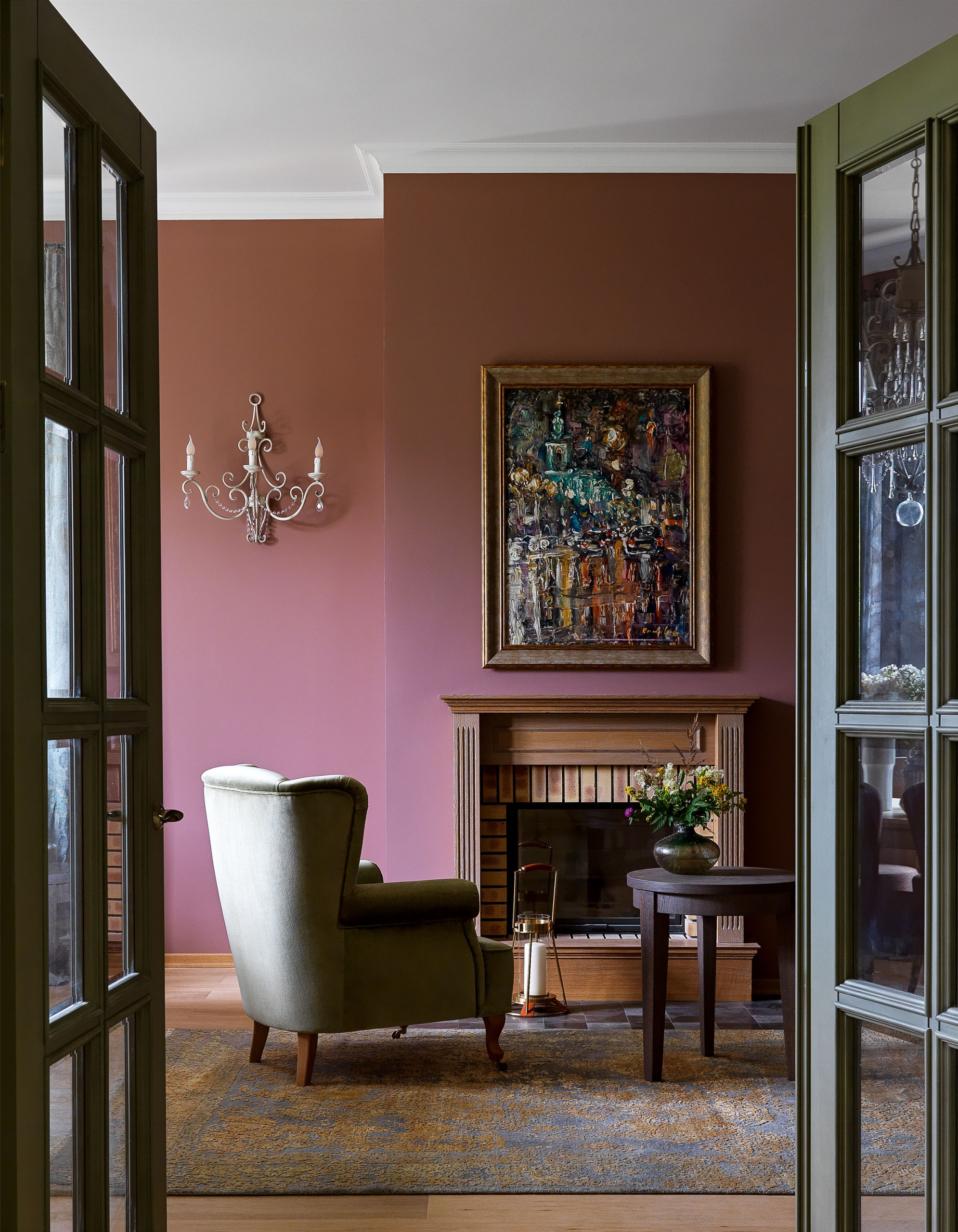 Houzz тур: Загородный дом с дроздами, стрекозами и бабочками