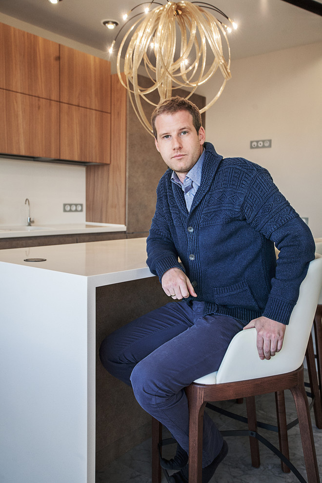 Houzz тур: Двухуровневая квартира без острых углов