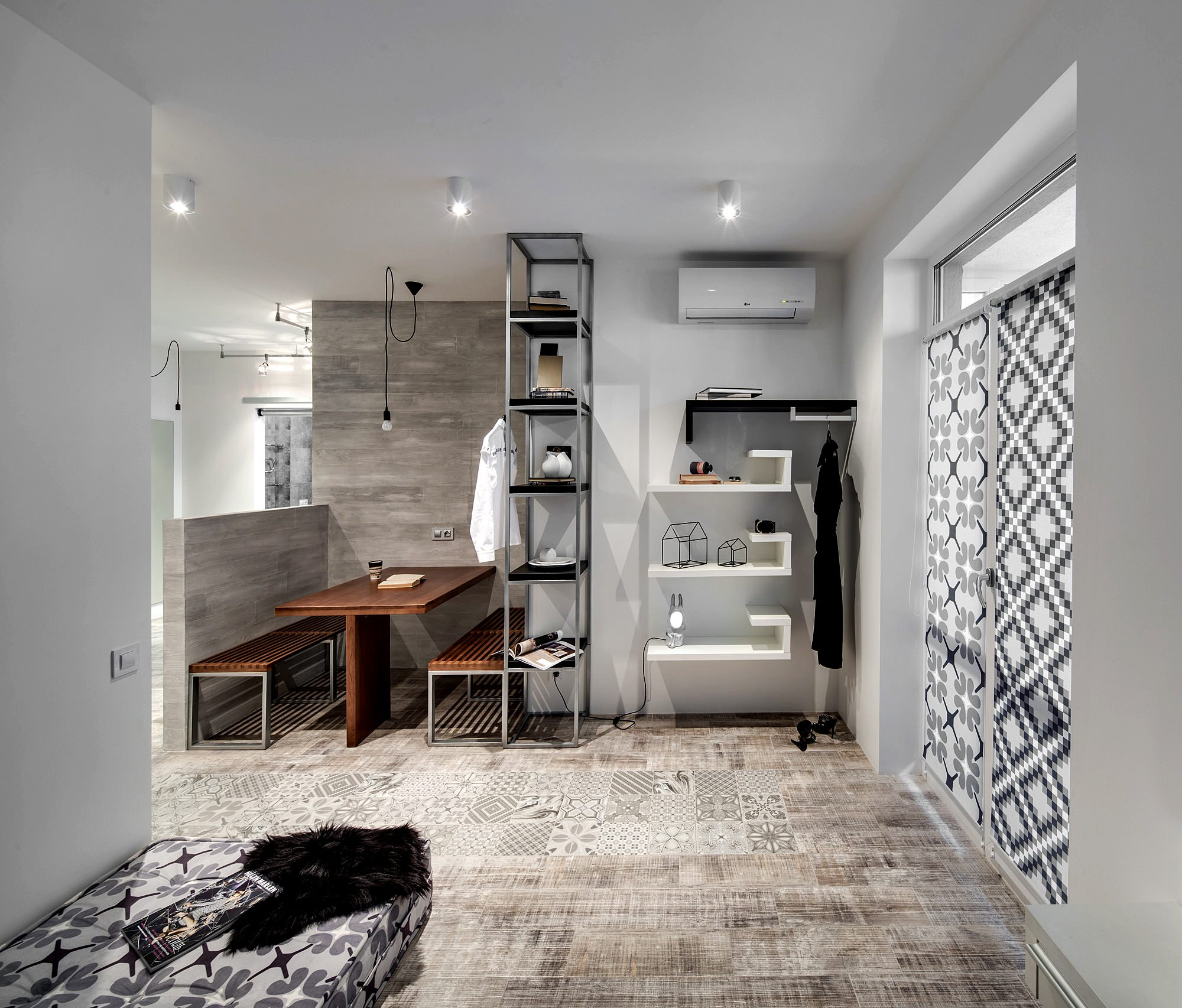 Houzz Украина: Ода серому цвету в брутально-романтичном интерьере