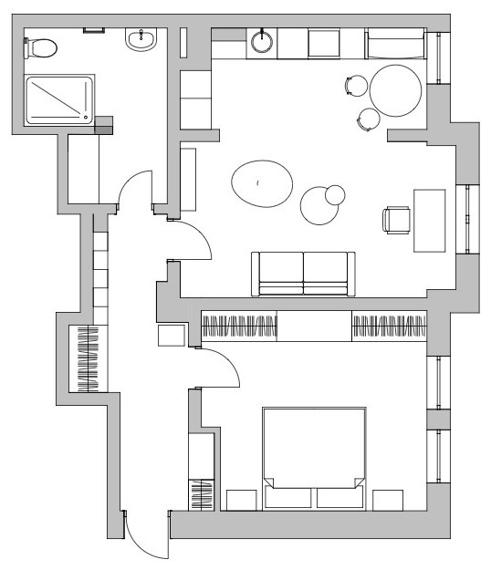 Houzz тур: Квартира в легендарной высотке гостиницы «Украина»