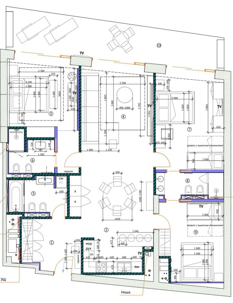 Есть решение: 3 варианта кухни в нише