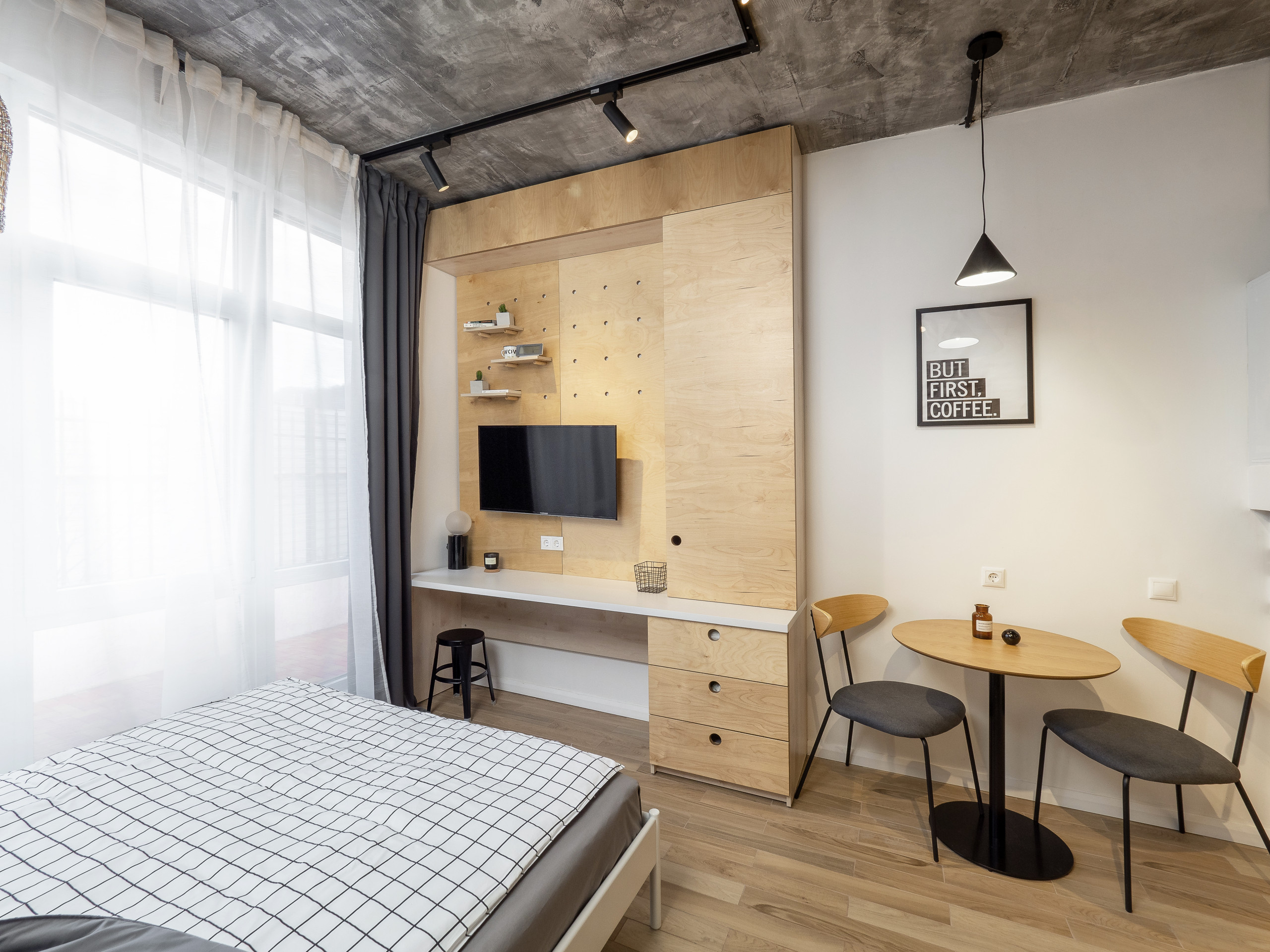 Houzz тур:Апартаменты 20 кв.м, где можно провести отпуск впятером