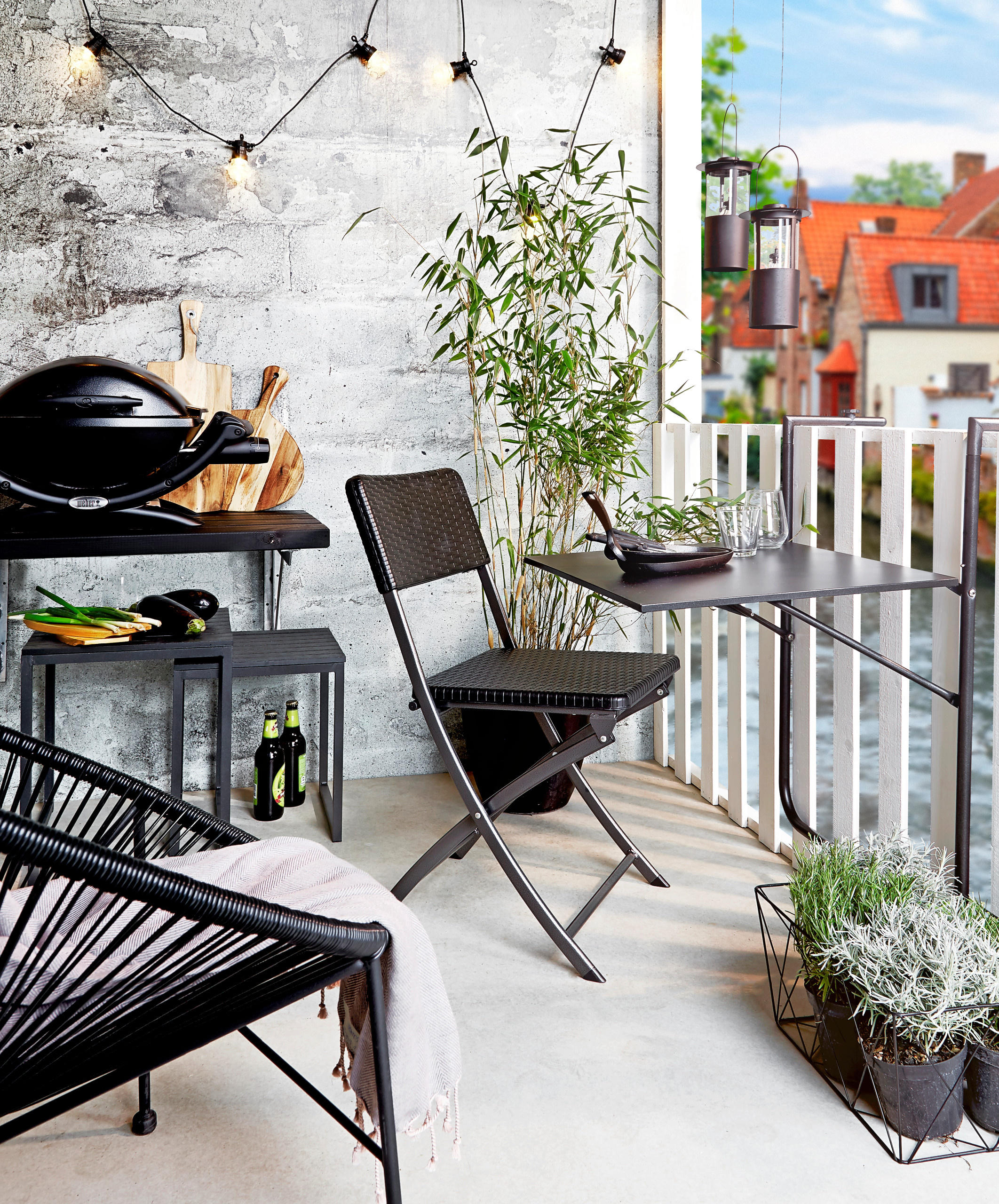 Фотоохота: 86 дизайн-идей для небольшого открытого балкончика