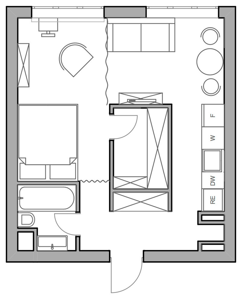 Увеличим КПД: Неочевидные идеи для маленьких квартир