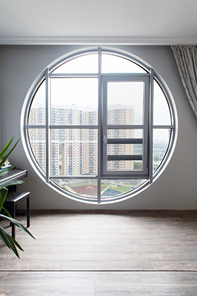 В гостях: Круглые окна и лаконичный дизайн в Красногорске