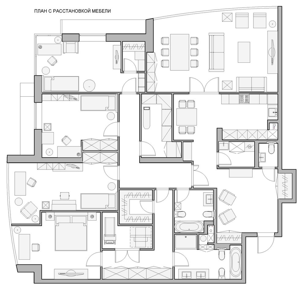 Выбор недели: 5 ванных комнат, где есть и душ, и ванна