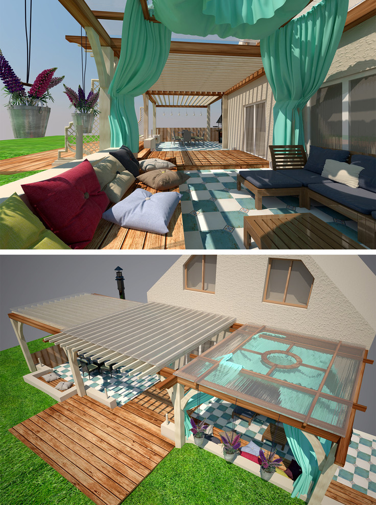 Проект недели: Краски Магриба на террасе в Подмосковье