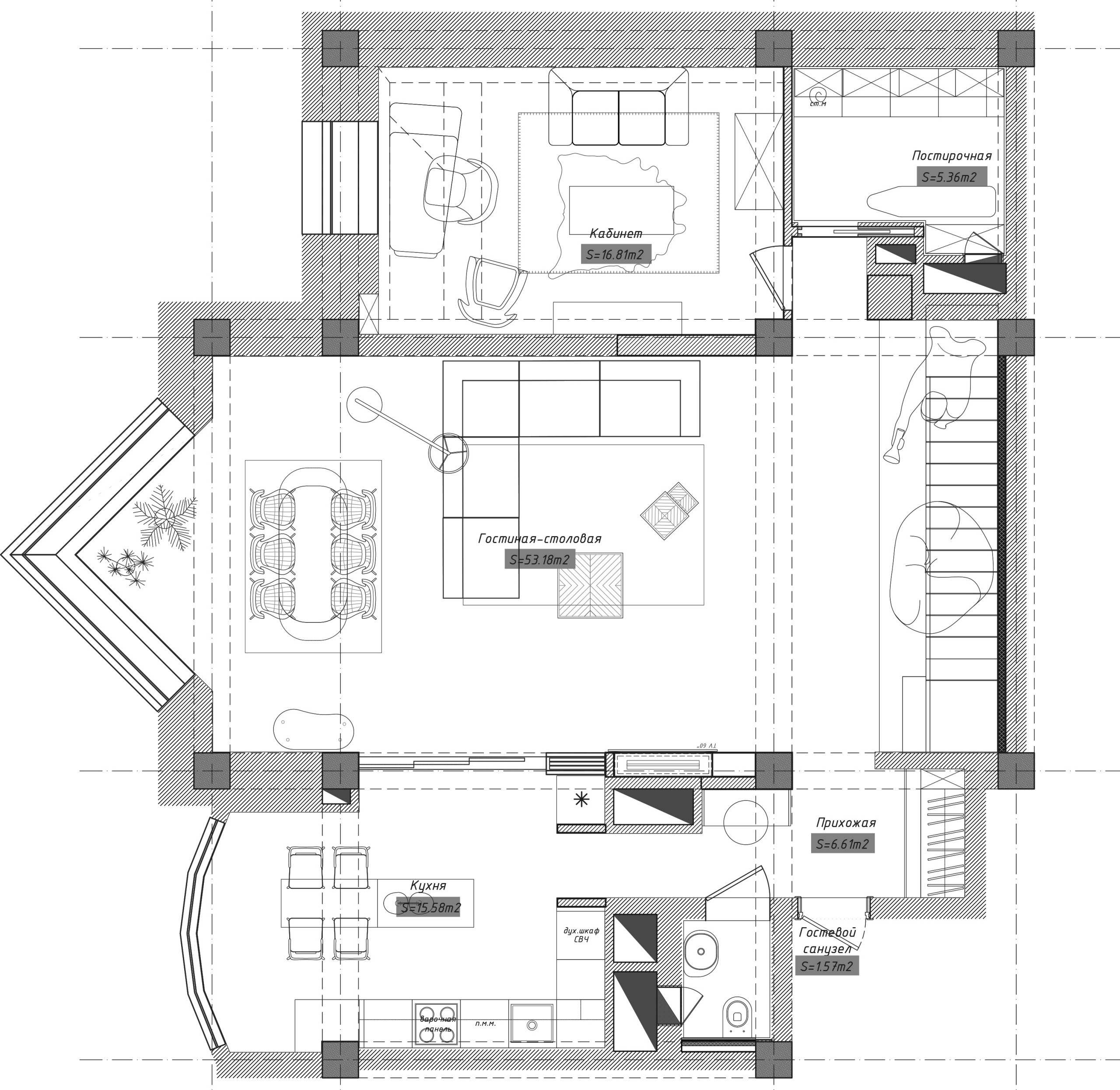 Houzz тур: Пентхаус рядом с московским зоопарком