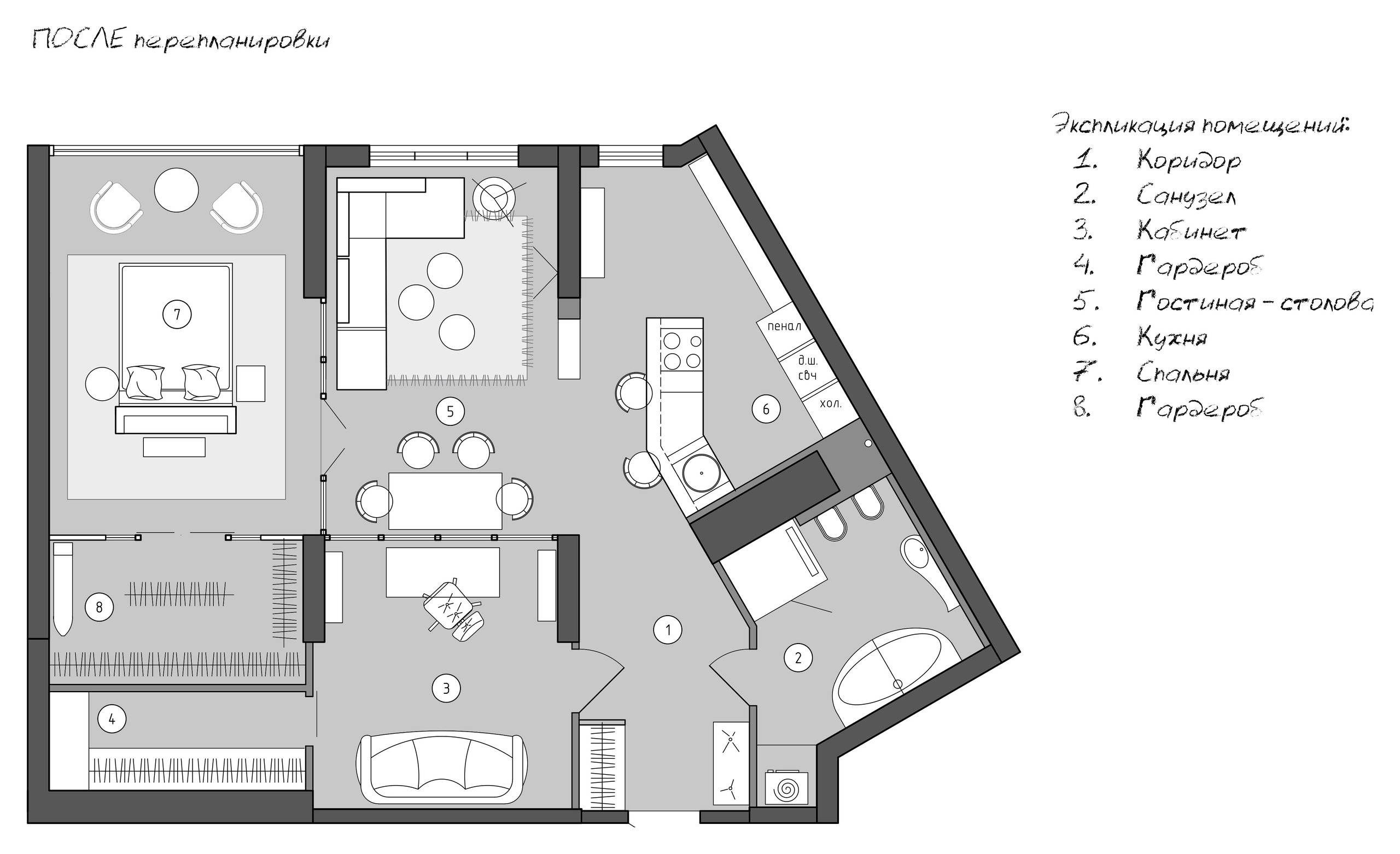 В гостях: Лофт для холостяка... который женился во время ремонта