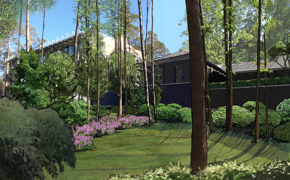 Проект недели: Модернистский сад на нескольких уровнях