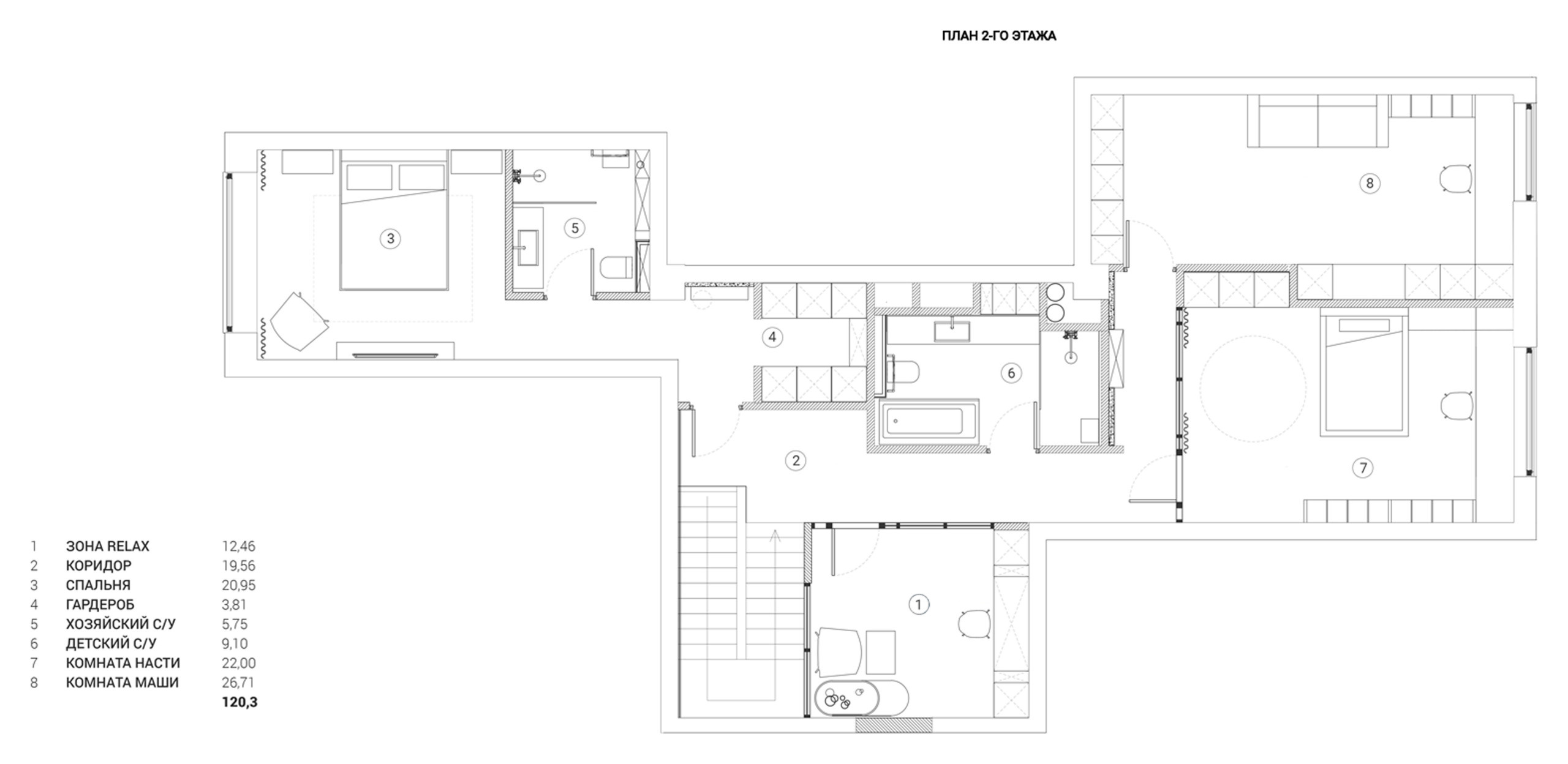 Houzz тур: Двухэтажные апартаменты в Хамовниках