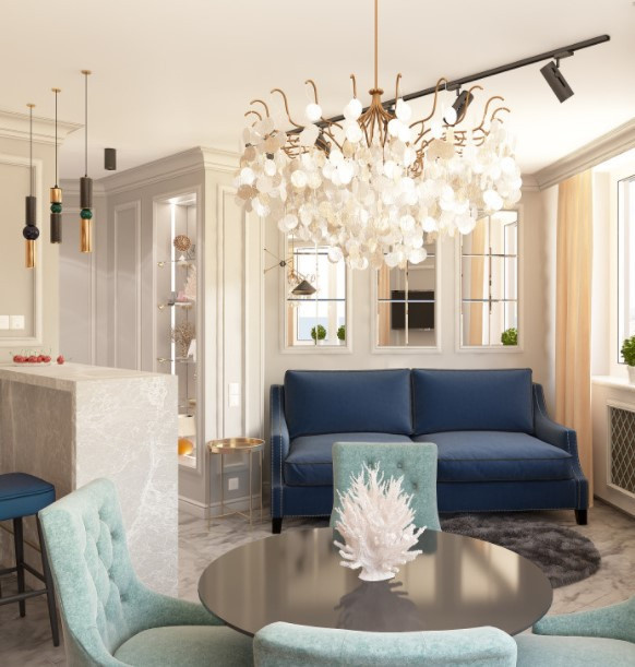 Поиск планировки: 4 плана + финал для квартиры с двумя... кухнями