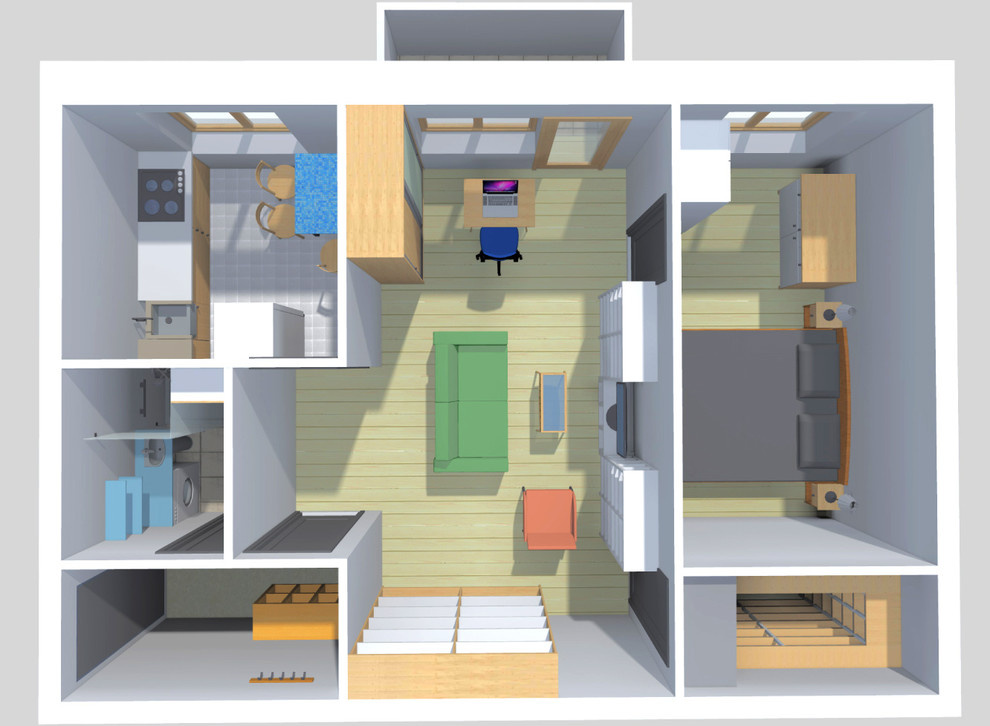 Не ремонт: Четыре варианта расстановки мебели в двухкомнатной хрущевке