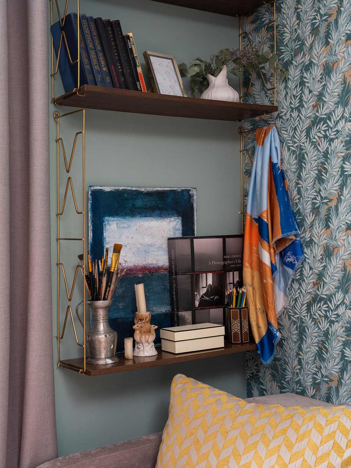 До и после: Комната фотографа, снимающего для Houzz