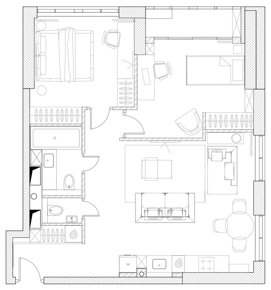 Houzz тур: Небоскреб для кота Кефира и семьи