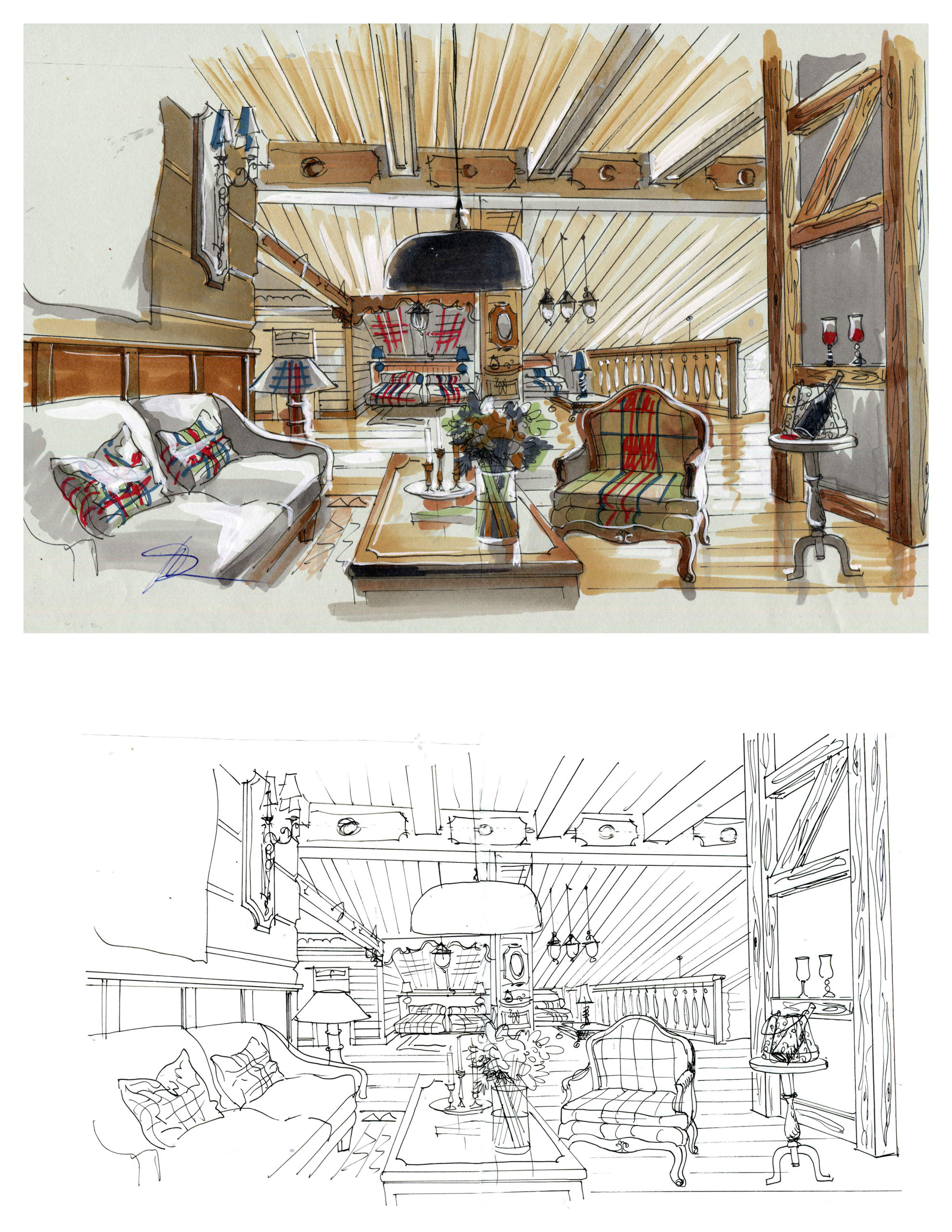 Houzz тур: Шале на память о Европе