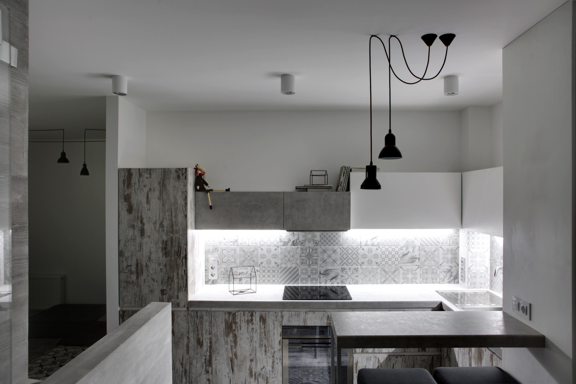 Houzz Украина: Ода серому цвету в брутально-романтичном интерьере