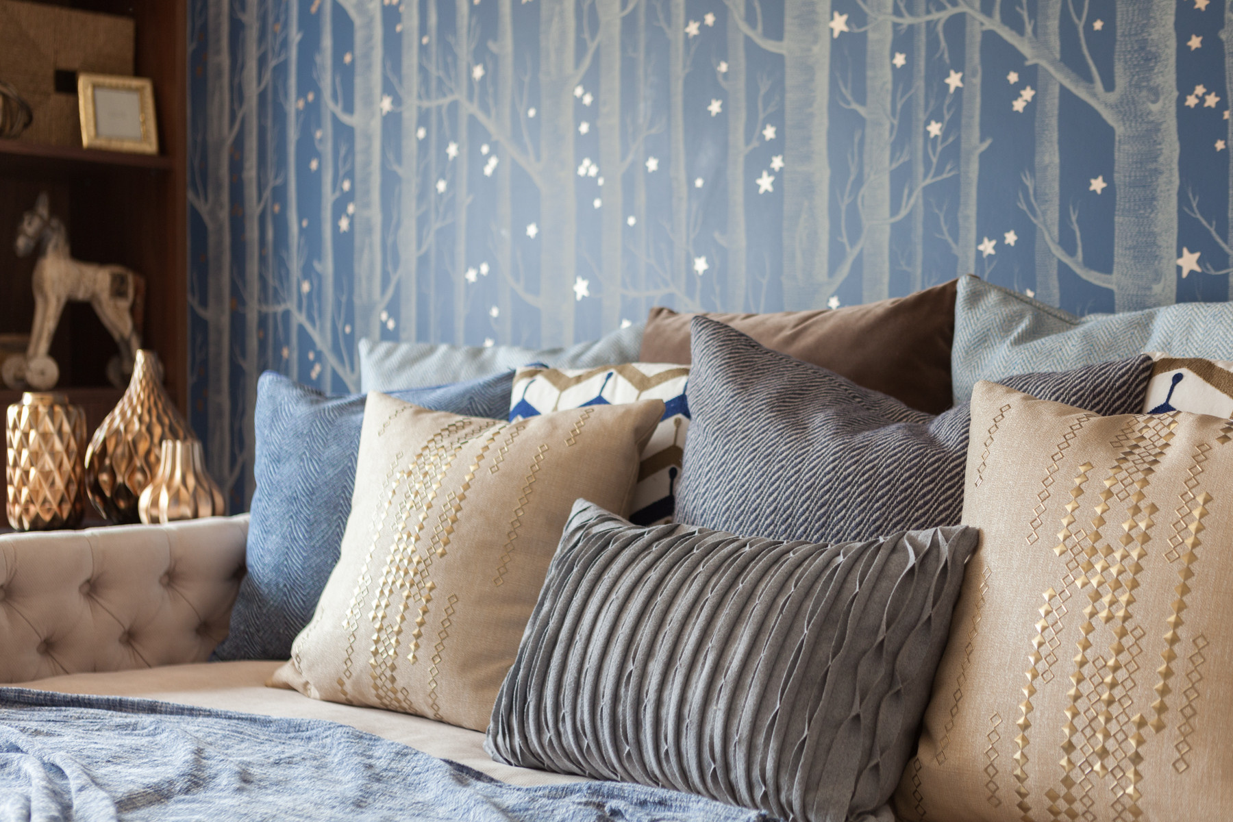 В гостях: Квартира со скошенными стенами на Речном