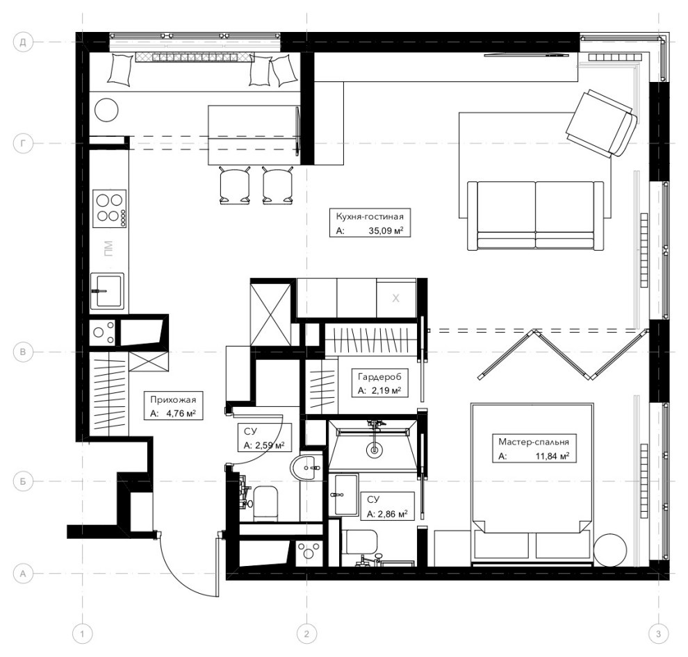 Houzz тур: Интерьер в оттенках... соседних панельных домов