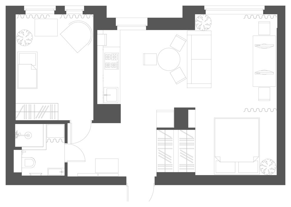 В гостях: Квартира с эпатажными обоями