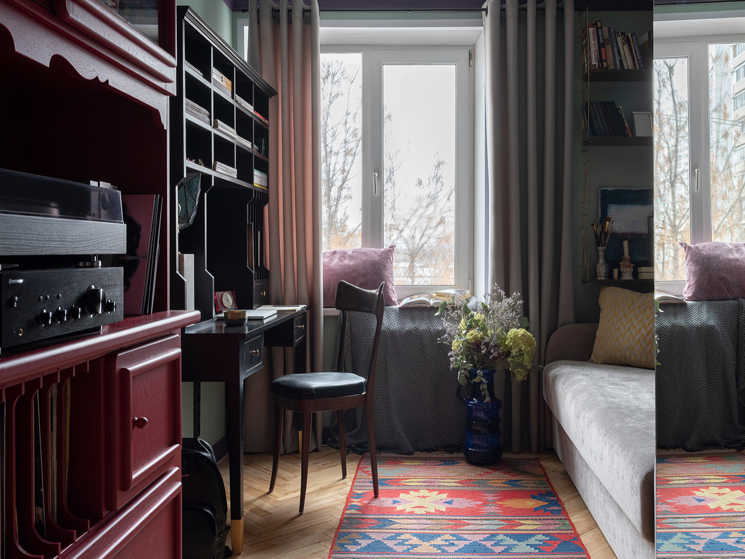 До и после: Комната фотографа, снимающего для Houzz