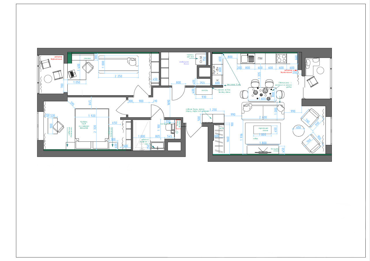 Houzz тур: Квартира на Васильевском острове для пары