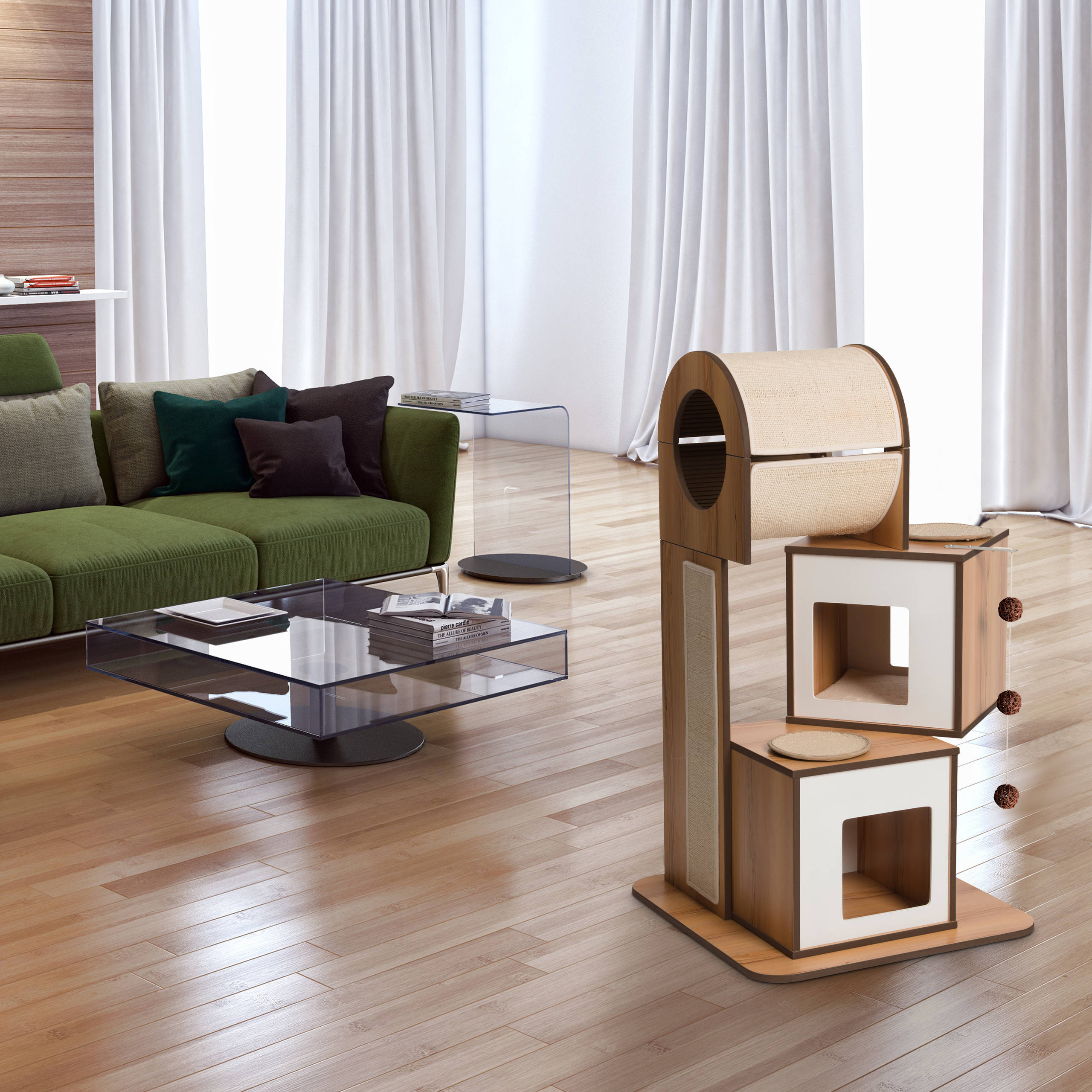 Фотоохота: Домики для кошек своими руками — 40 идей