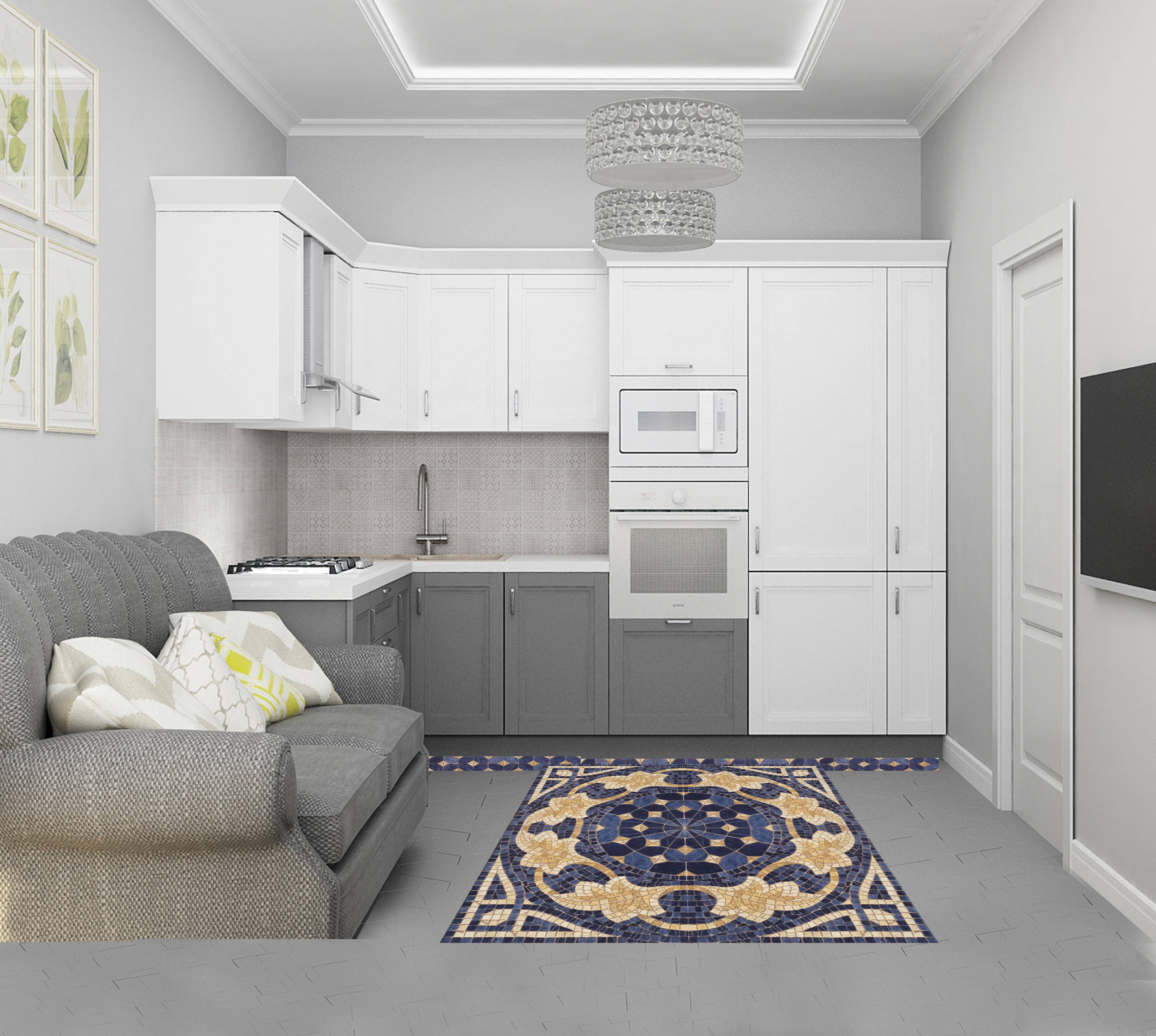 Материал: Напольная плитка в кухне — что важно, а что нет