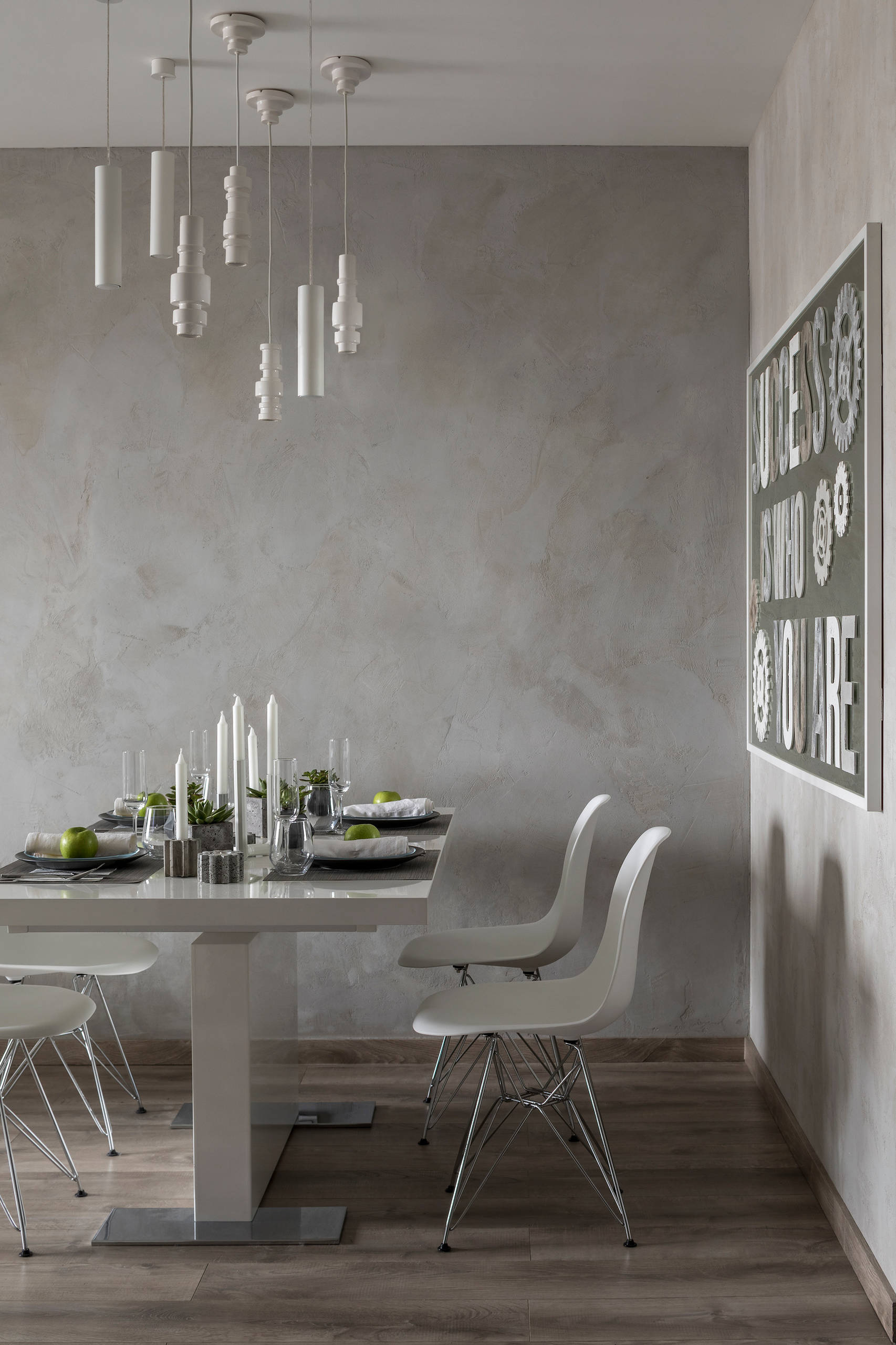 Houzz тур: Квартира холостяка в оттенках серого