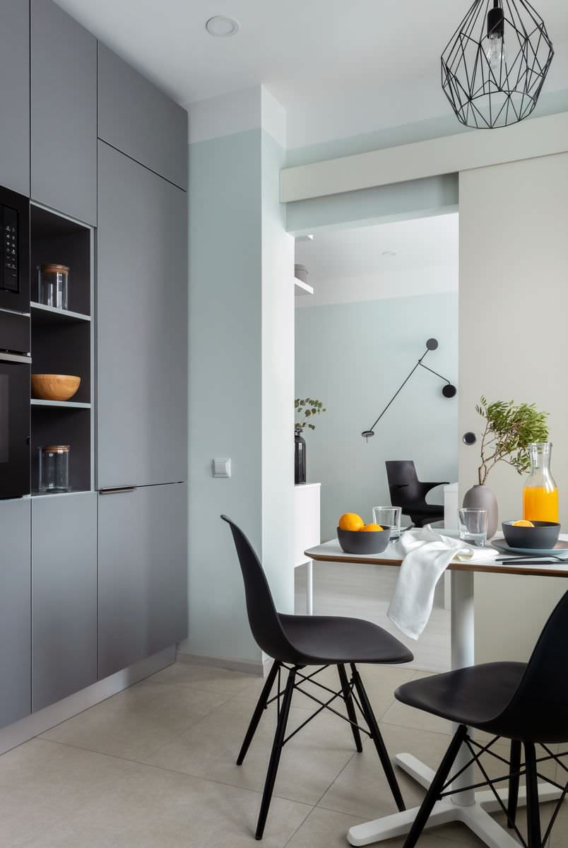 Houzz тур: Маленькая квартира для ученых-геохимиков