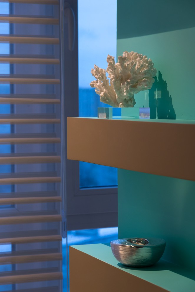 Houzz тур: Квартира в оттенках синего для влюбленных в море
