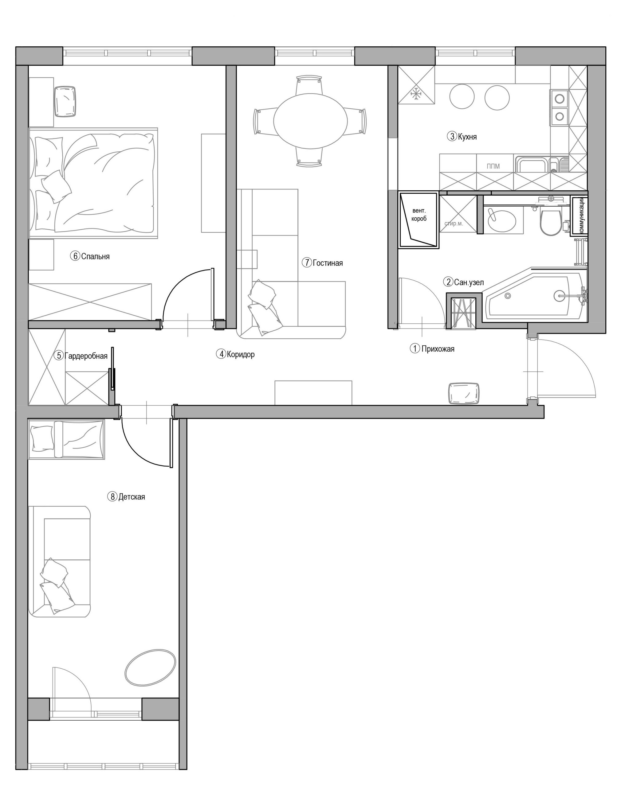 Увеличим КПД: Неочевидные идеи для маленьких квартир