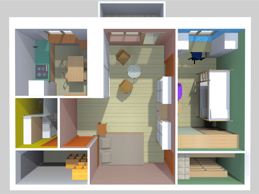 Не ремонт: Четыре варианта расстановки мебели в двухкомнатной хрущевке