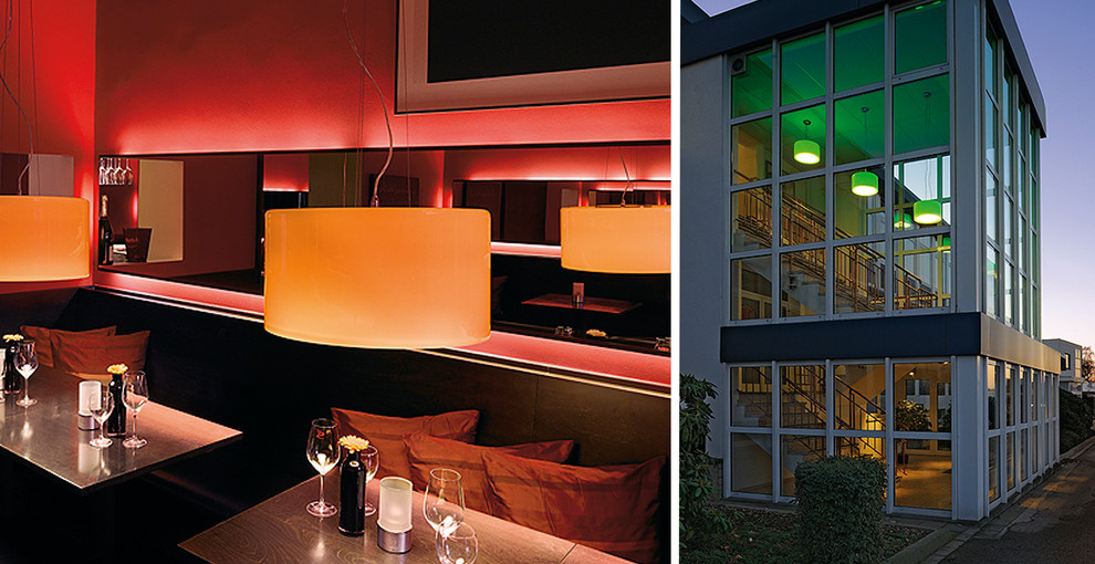 Чудо света: Цветной и окрашенный свет в интерьере