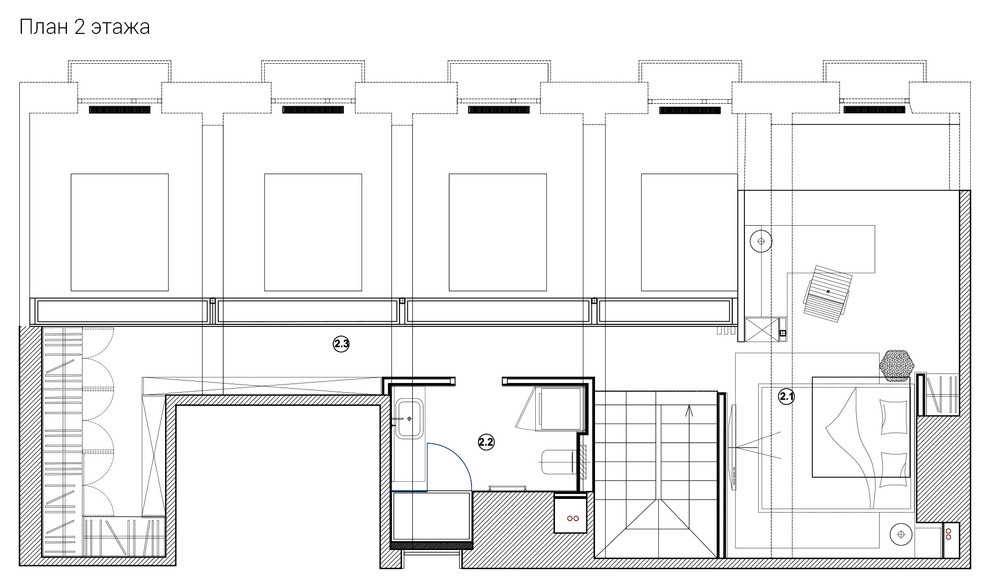 Houzz тур: Апартаменты в мансарде с зимним садом