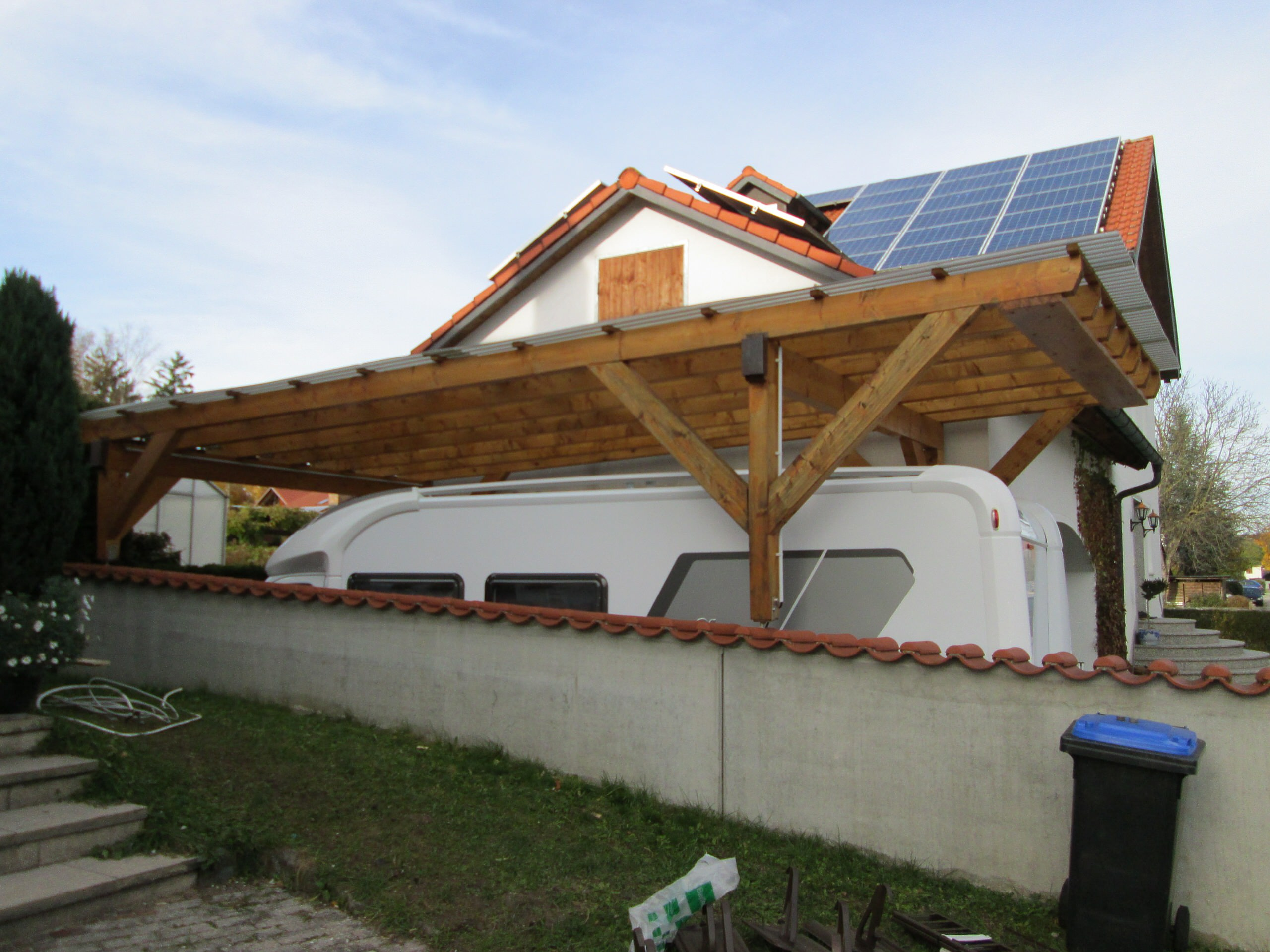 Агент под укрытием: Делаем навес к дому