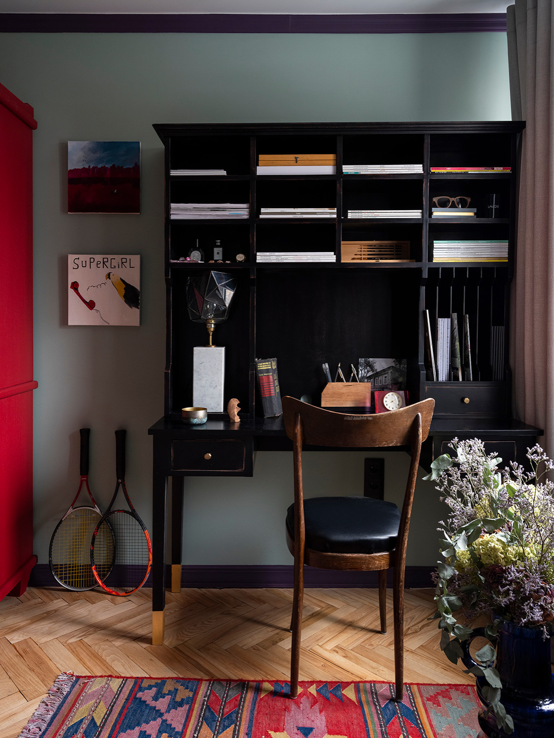 До и после: Комната фотографа, снимающего для Houzz