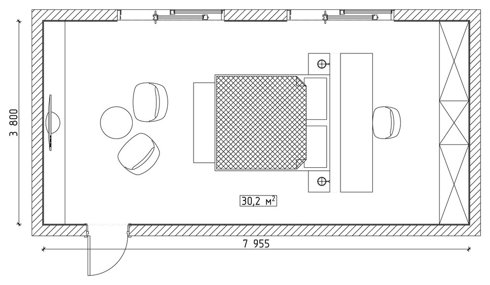 Как правильно: Организовать пространство в просторной спальне 20+