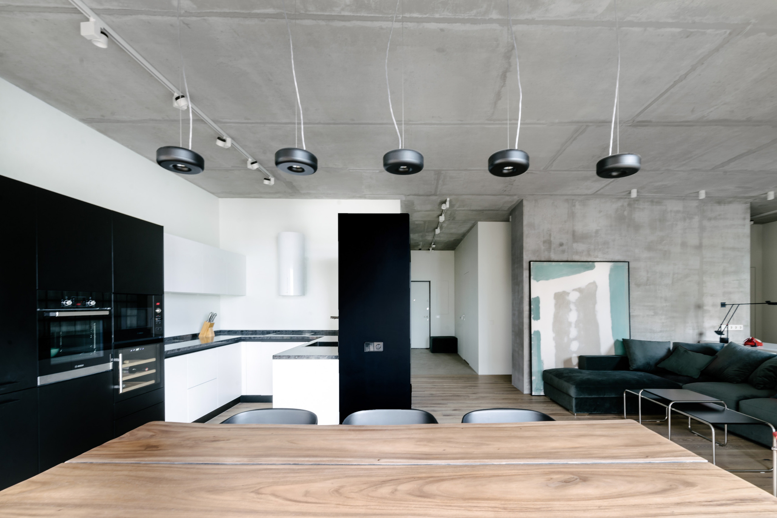 Houzz тур: Интерьер с картиной из гипсокартона