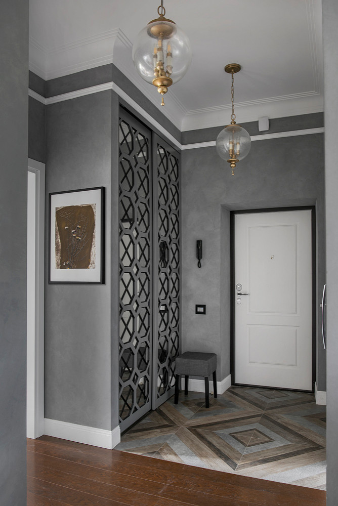 До и после: Серая квартира в Хамовниках