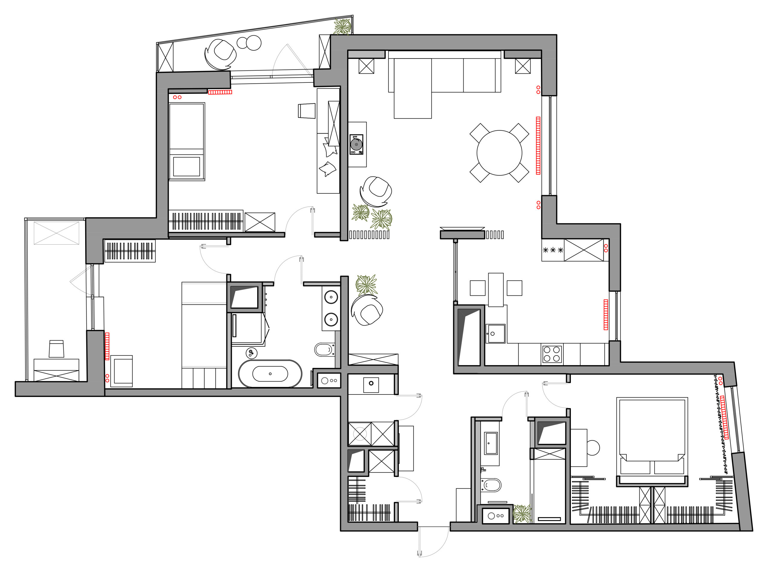 Houzz тур: Квартира с «настоящим» терраццо