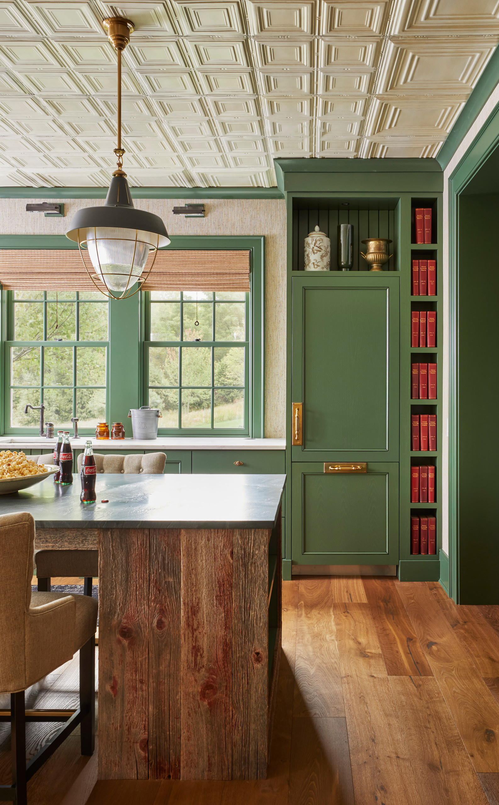 Фотоохота: Кухни с зелеными фасадами — 20 идей