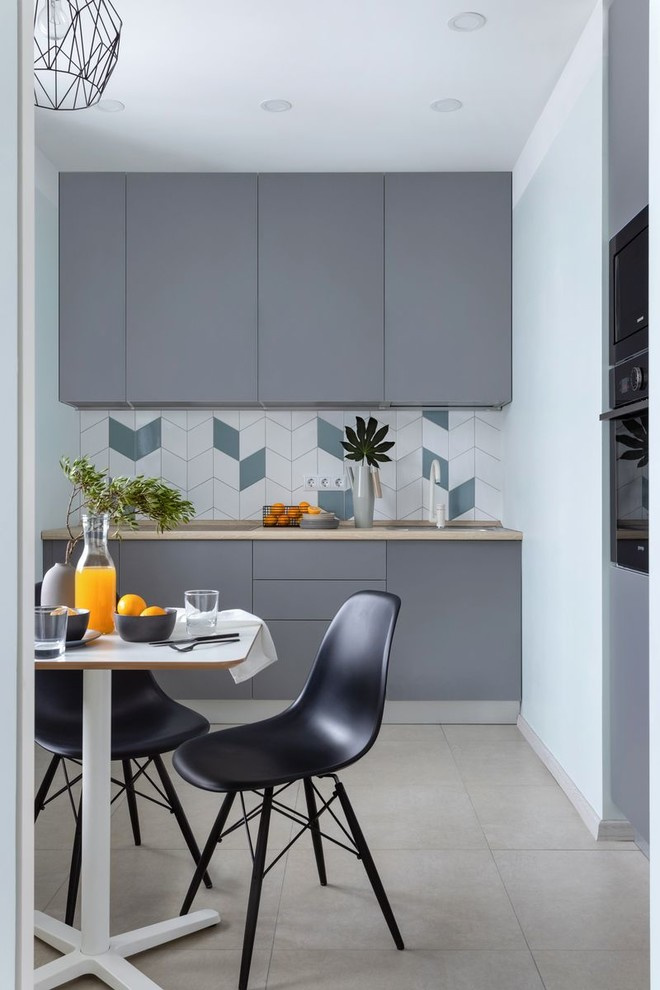 Houzz тур: Маленькая квартира для ученых-геохимиков