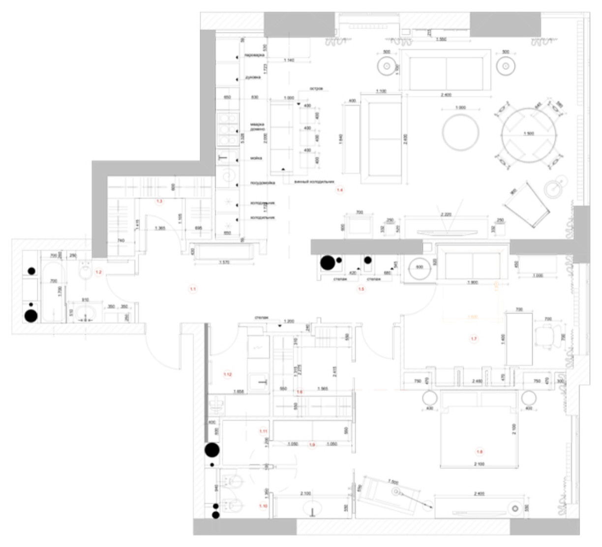 Houzz тур: Уютная квартира для поклонницы керамики и живописи