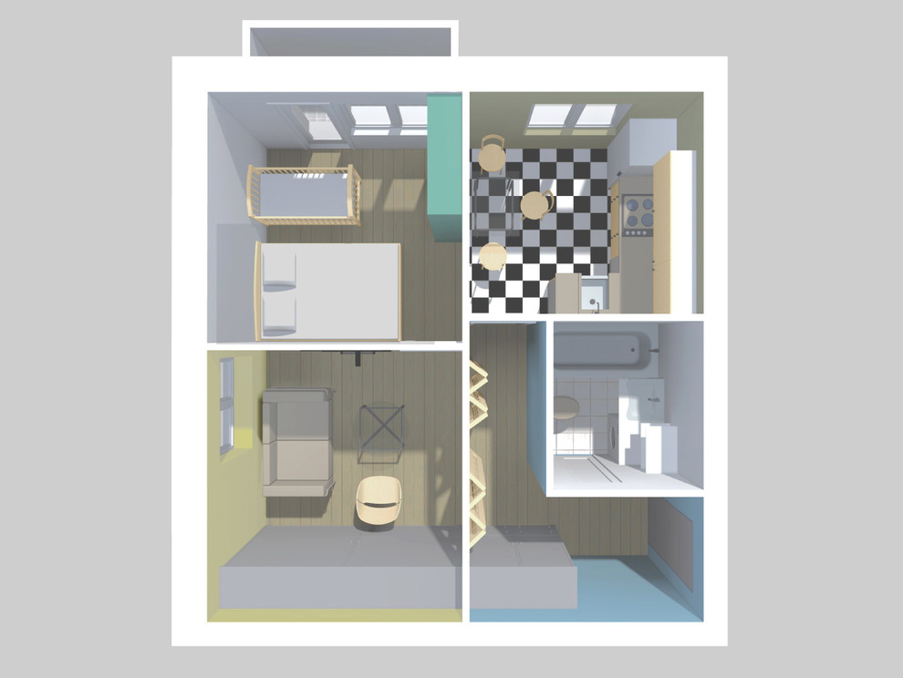 Перепланировка однокомнатной хрущевки: 5 вариантов