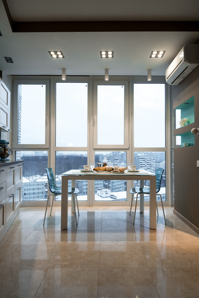 Houzz тур: Квартира в оттенках синего для влюбленных в море