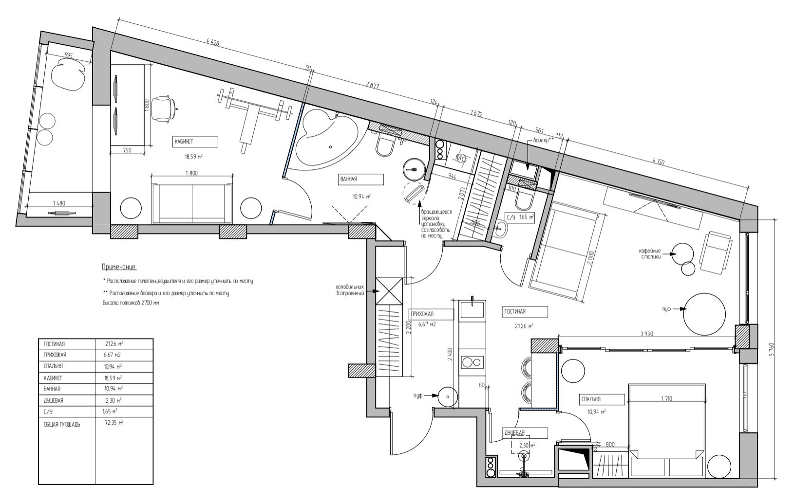 Houzz тур: Квартира для видеоблогера в Нижнем Новгороде