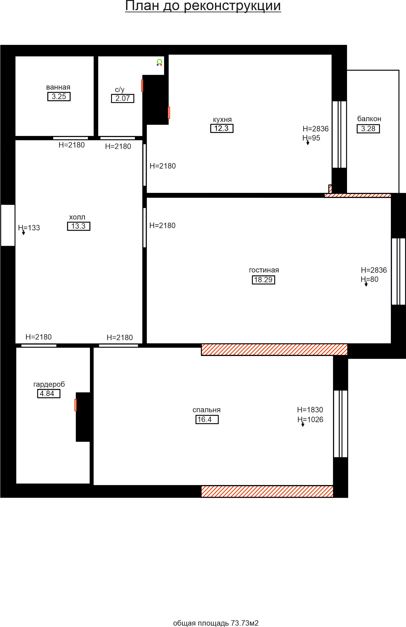 Поиск планировки: 72 кв.м в Казани — для молодой девушки