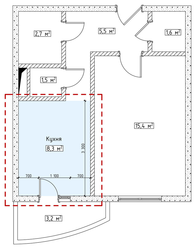Как правильно: Планировка узкой кухни